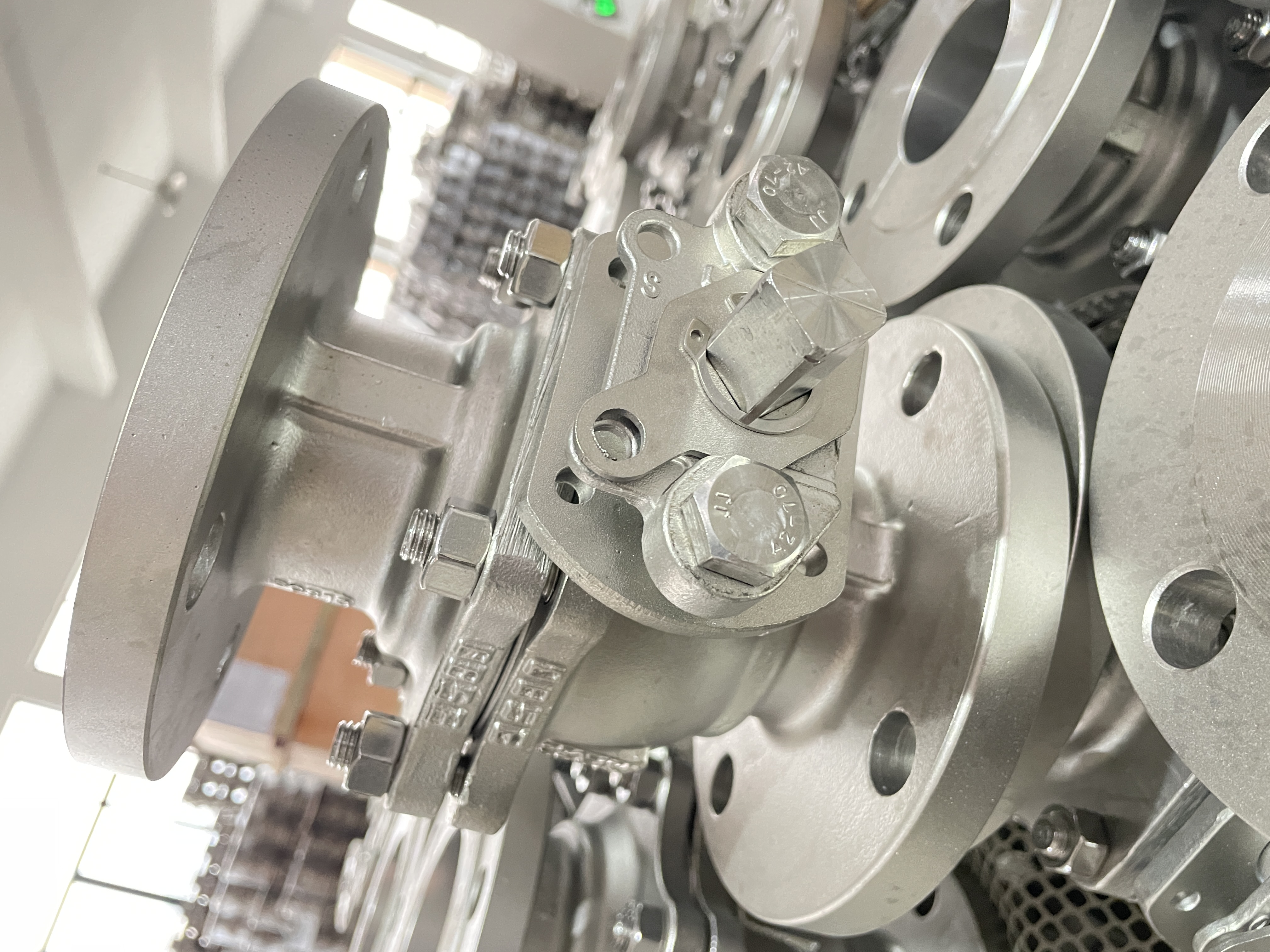 low mounting pad locking device handle ss ball valve