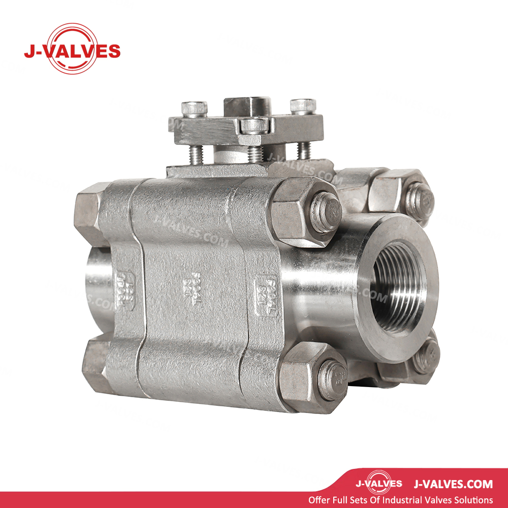 F304L Stainless Steel High Pressure Ball Valve High Seal Design