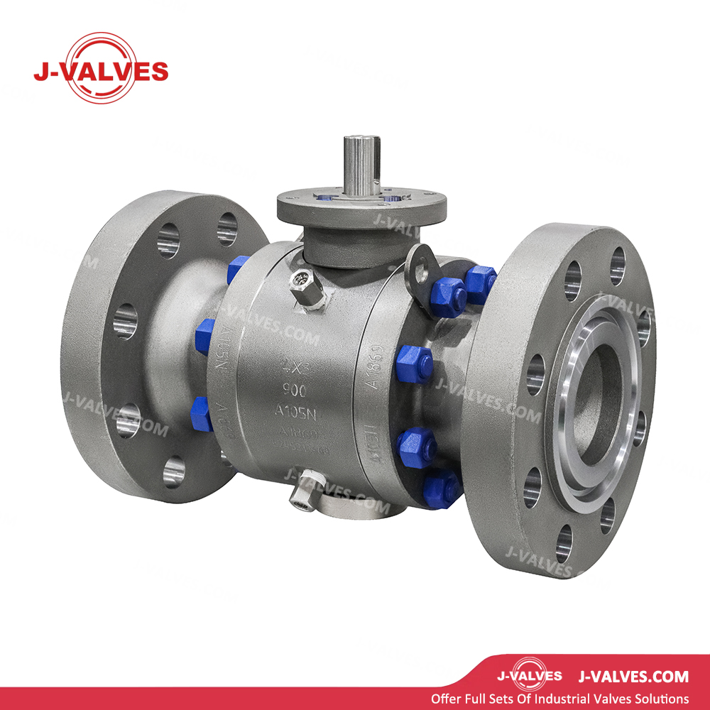 4X3" 900LB A105N Forged Carbon Steel Trunnion Ball Valve
