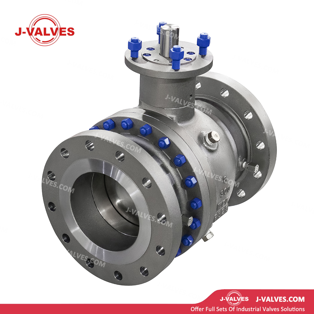 8"300LB WCB Carbon Steel Trunnion Mounted Ball Valve