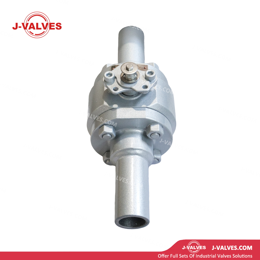 1.5x1.25"800LB A105 Extended Three Piece Floating Ball Valve at Both Ends