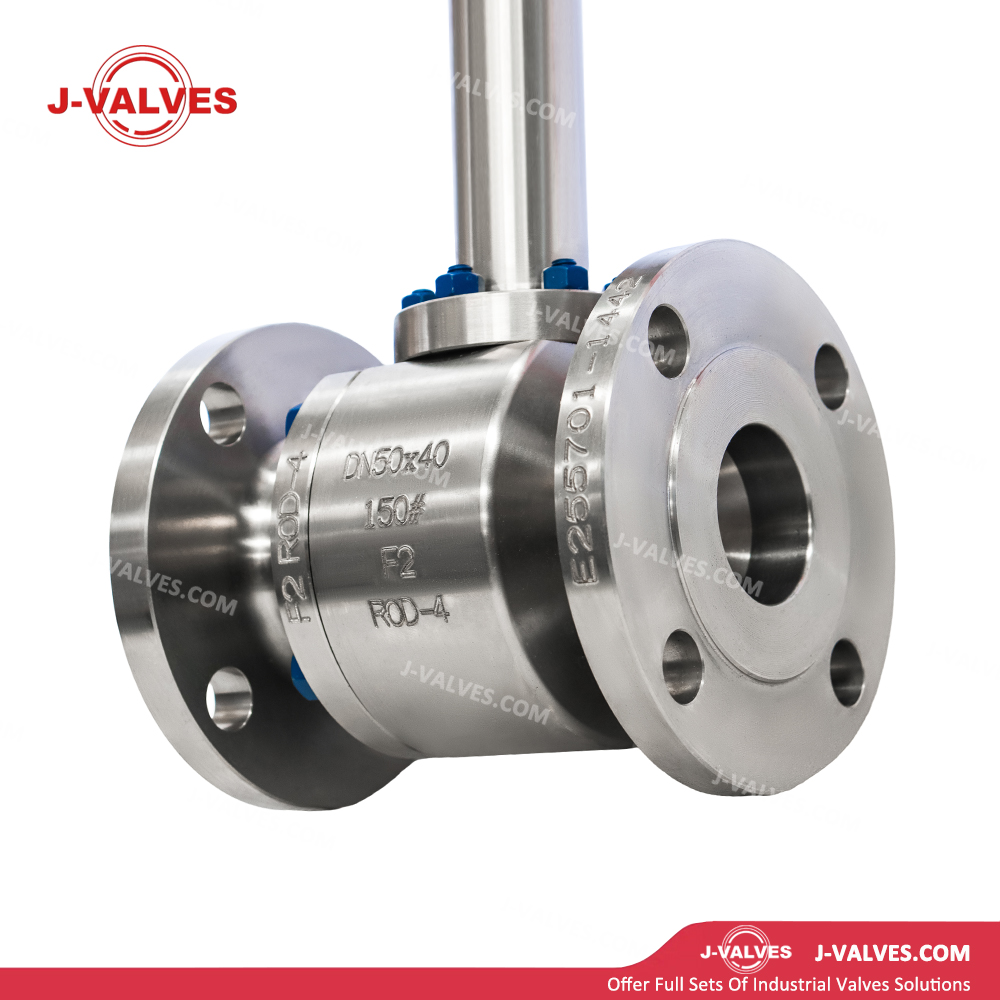 DN50x40 150LB F2 Two Piece Extended Stem Floating Ball Valve