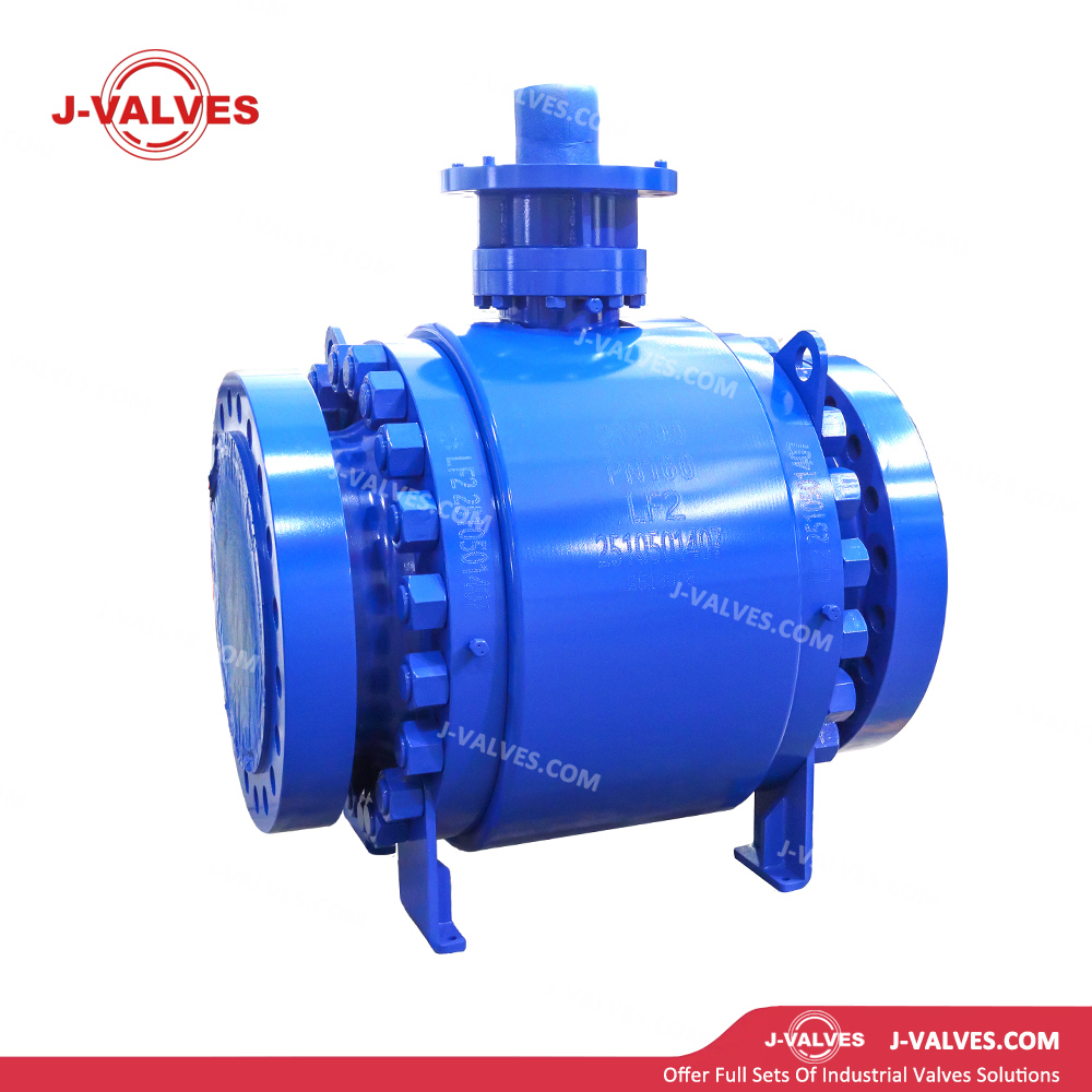 DN600 PN160 LF2 Three Piece Trunnion Mounted Ball Valve