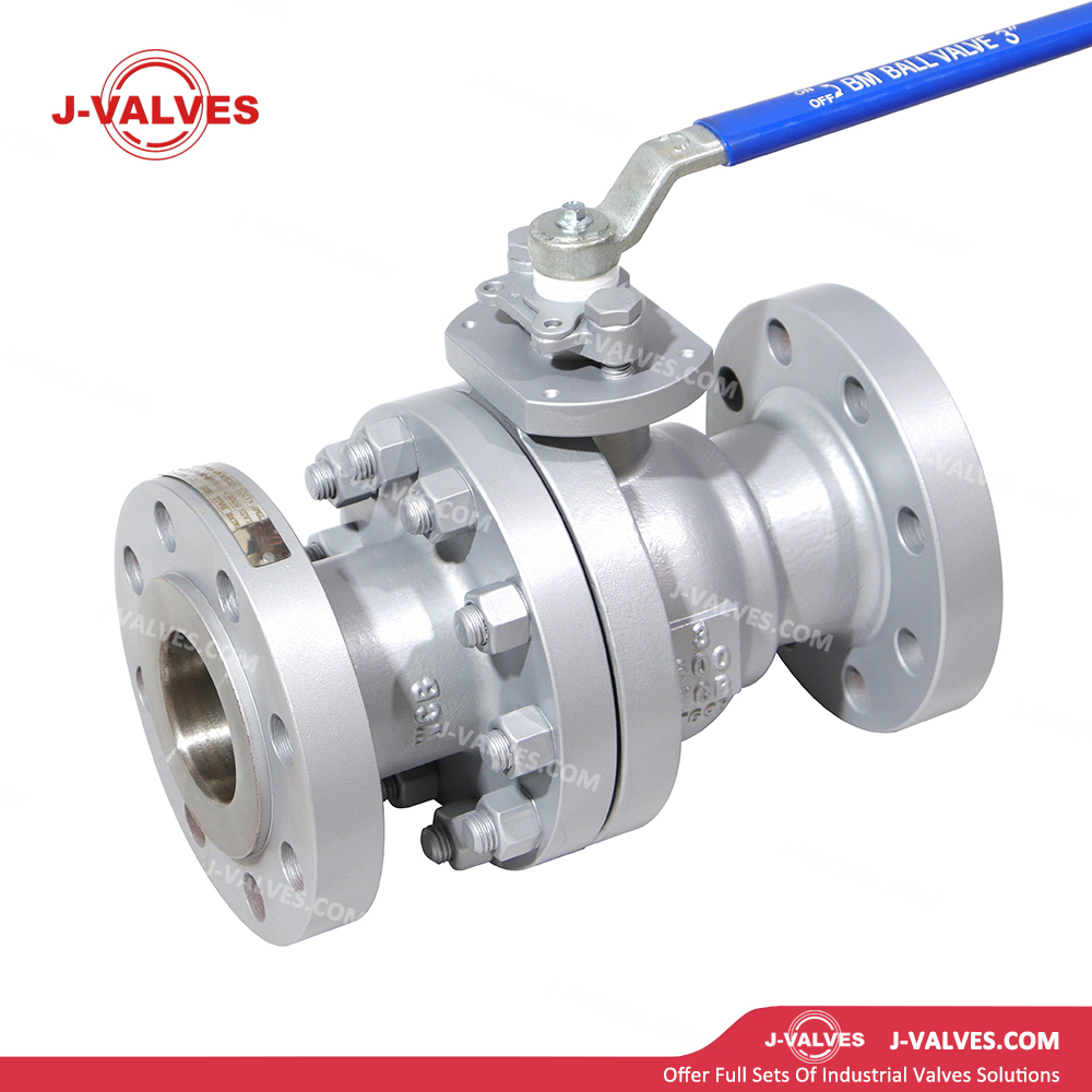 3"600LB WCB 2piece Floating Ball Valve