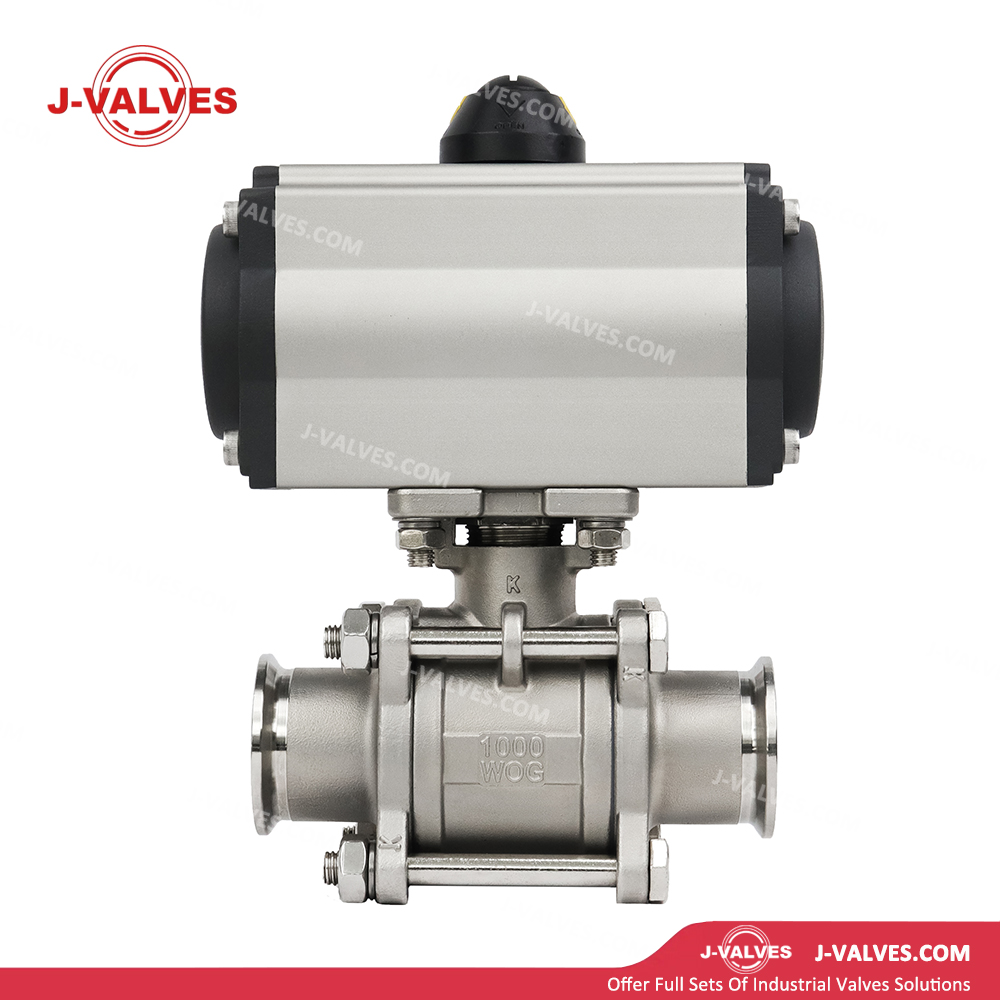 3piece Pneumatic Floating Ball Valve