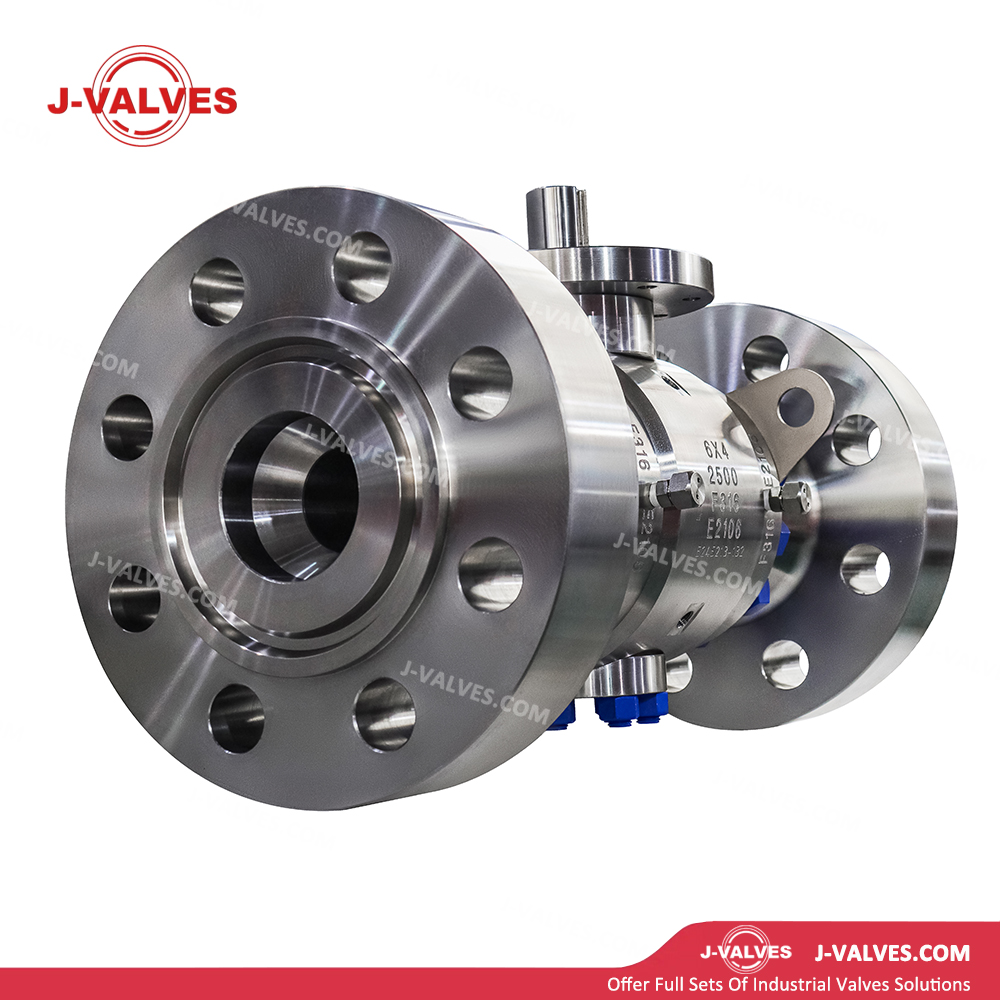 6x5"2500LB F316 Full Bore Stainless Steel Trunnion Mounted Ball Valve