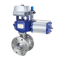 Stainless Steel Trunnion Mounted V Port Flange Ball Valve 