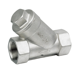 800WOG NPT/BSPP/BSPT Stainless Steel Threaded Ends Y Type Strainer