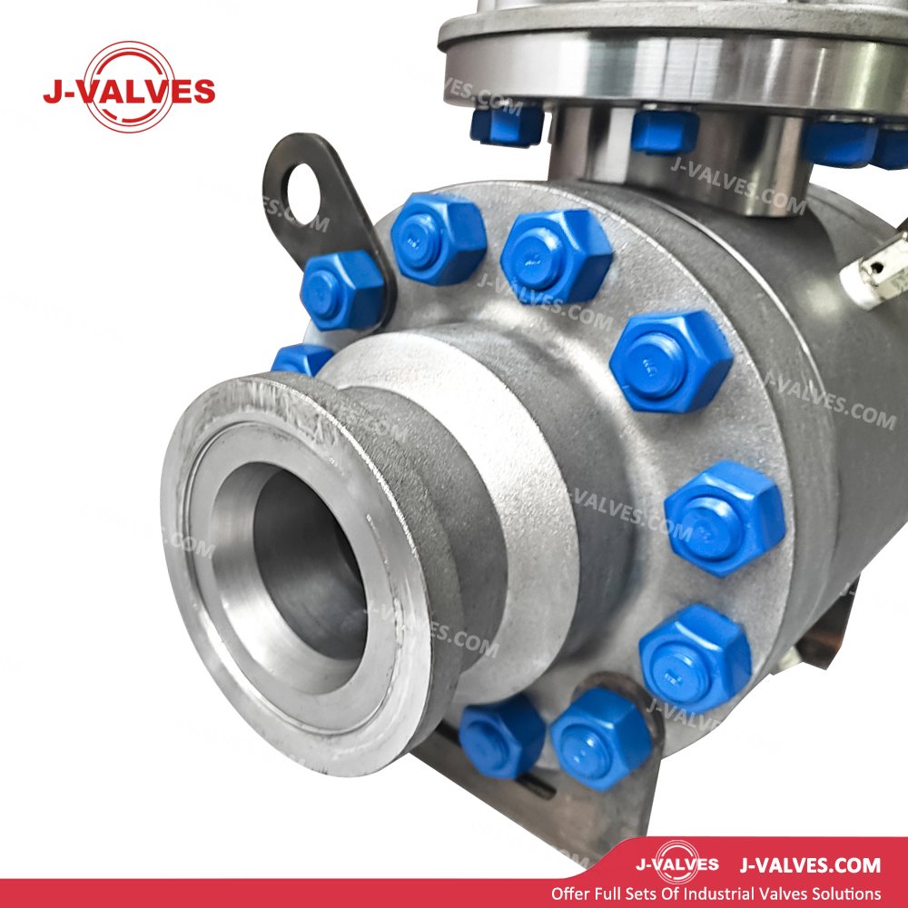 API607 Certified Fire Safe Quick Install Trunnion Ball Valve Low Emission