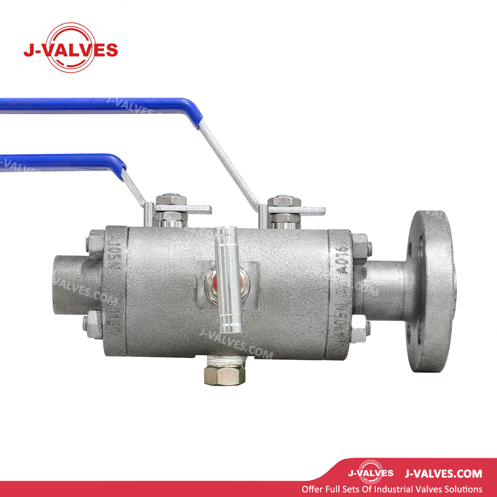 DBB Flanged x Threaded Floating Ball Valve