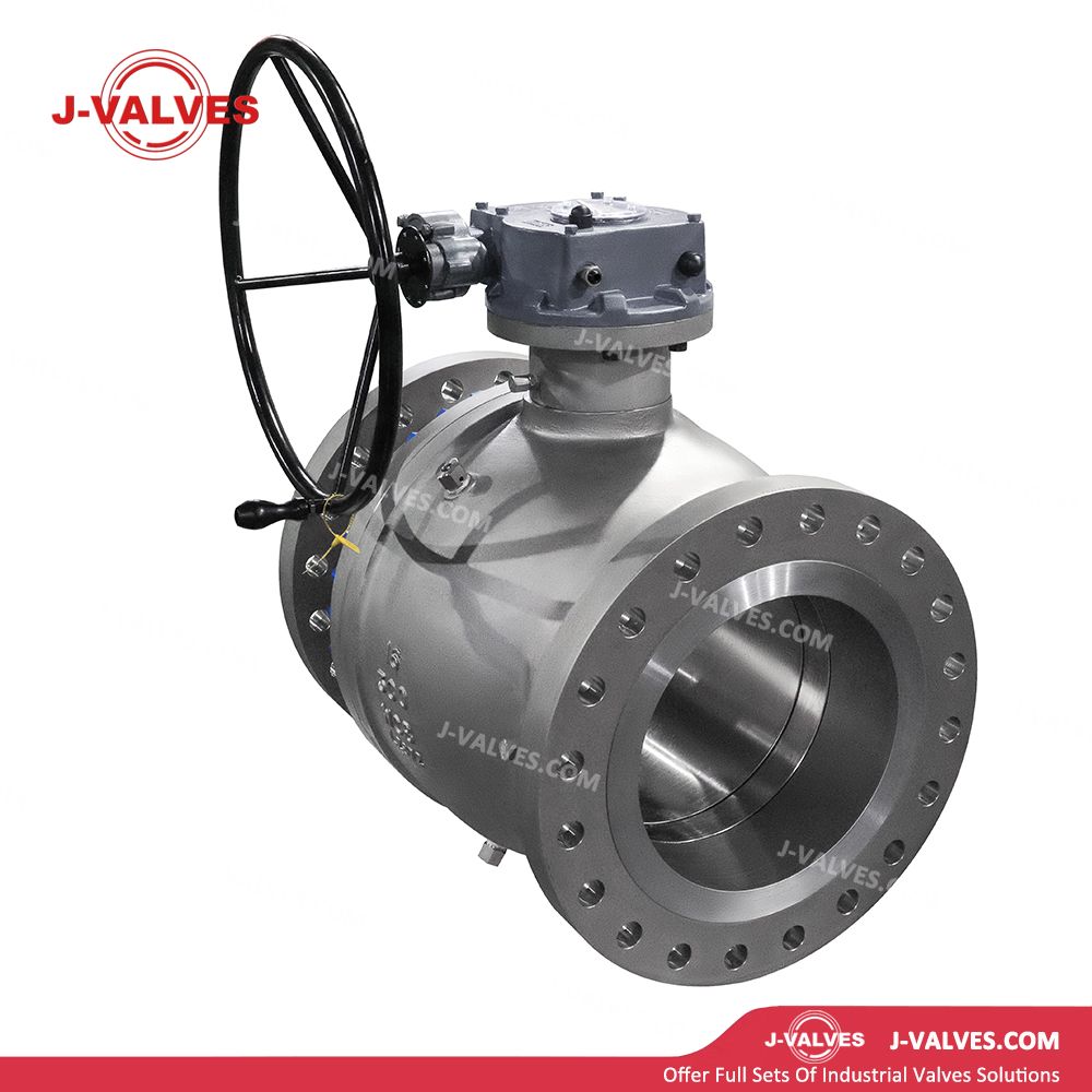 2PC Flange Cast Steel Trunnion Mounted Ball Valves