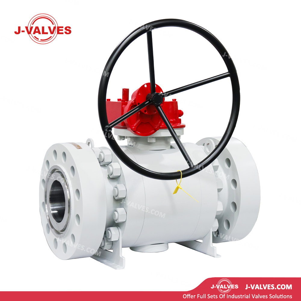 6"1500LB A105N Three Piece Trunnion Mounted Ball Valve
