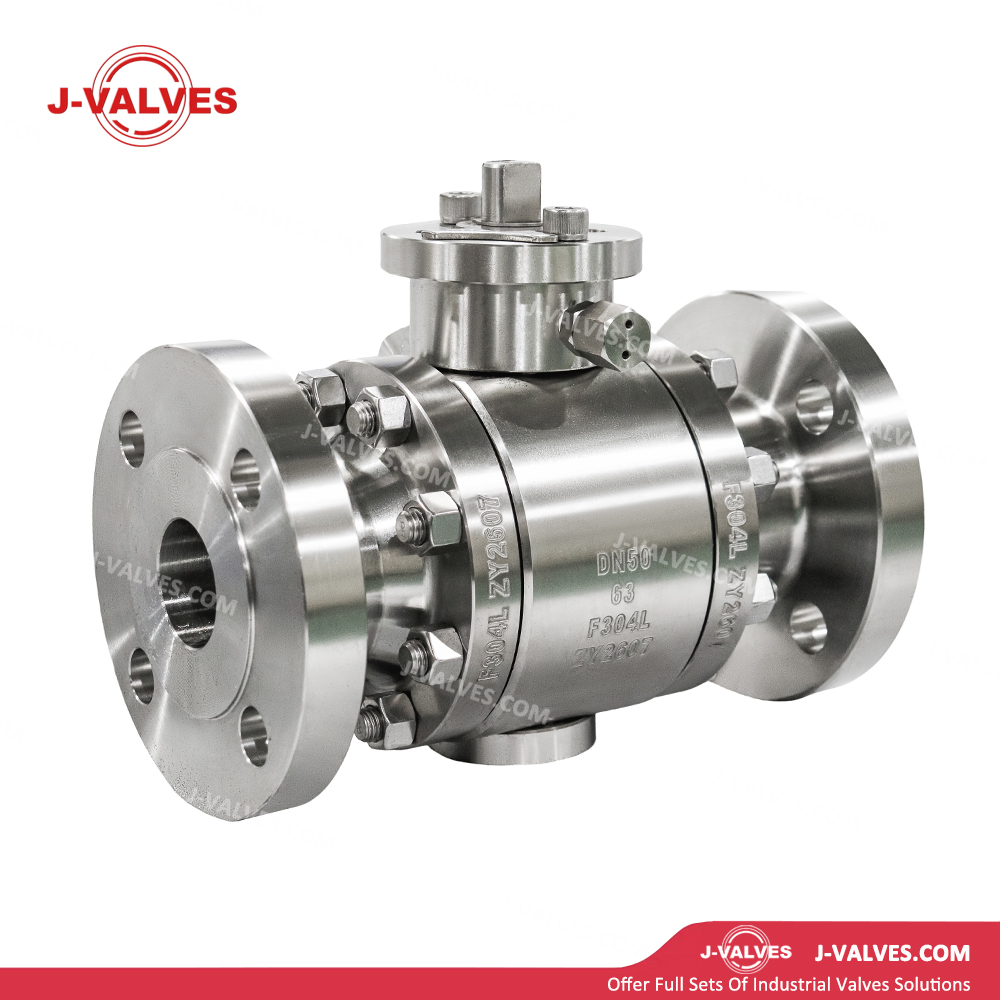 DN50 PN63 F304L Stainless Steel Trunnion Mounted Ball Valve