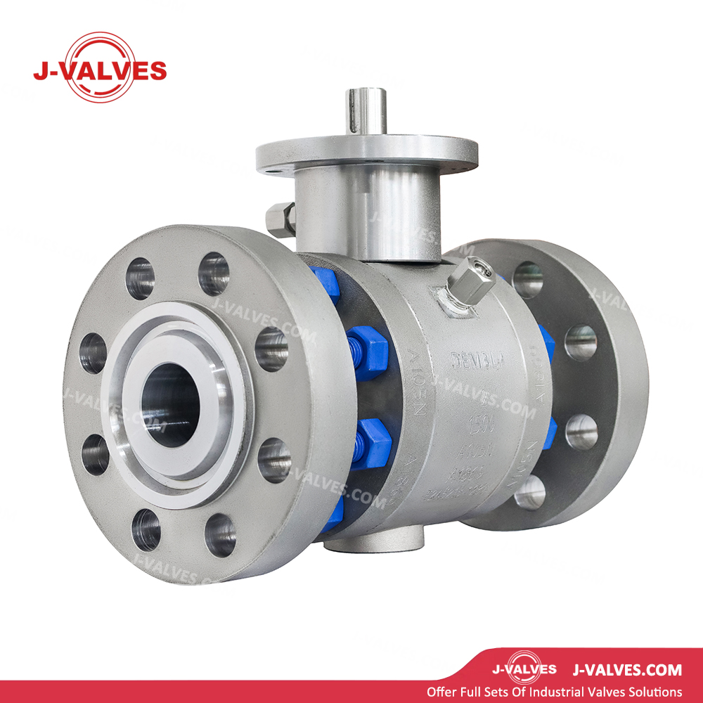 3 Piece Cast Trunnion Mounted Ball Valve Extended Stem