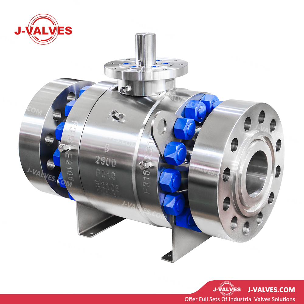 3PC Side-Entry Trunnion Mounted Ball Valve Stainless Steel