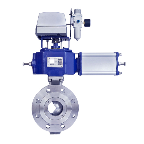 Stainless Steel Trunnion Mounted V Port Flange Ball Valve 