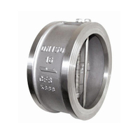 H76 Double Disc Stainless Steel Wafer Type Check Valve