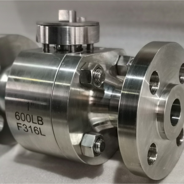 2PC API6D Flange Forged Steel Ball Valve 