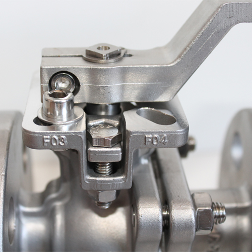 Fire Safe Flange Stainless Steel Ball Valve 150LB Floating with ISO5211 High Mounting Pad