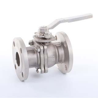 ASME B16.34 Stainless Steel Flanged Two Piece Ball Valve