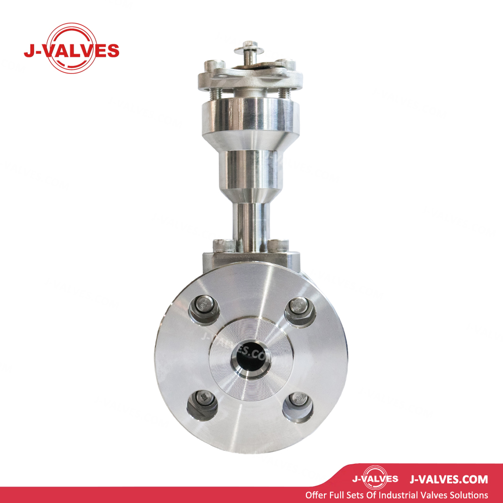 0.75x0.5"150LB Two Piece Stainless Steel Extended Stem Floating Ball Valve