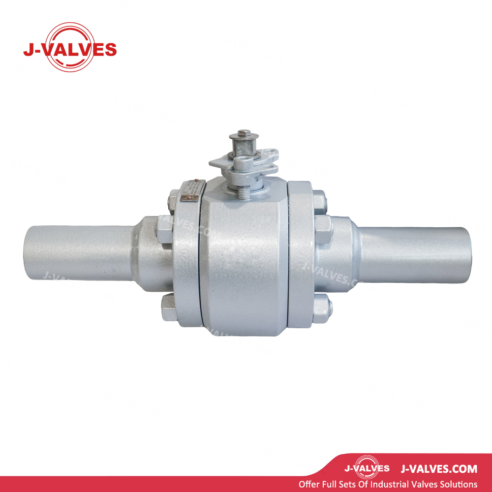1.5x1.25"800LB A105 Extended Three Piece Floating Ball Valve at Both Ends