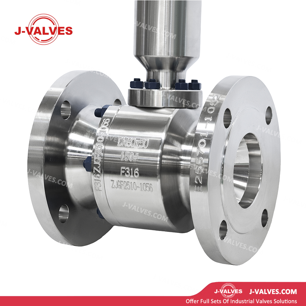 DN80x50 150LB F316 Two Piece Extended Stem Floating Ball Valve