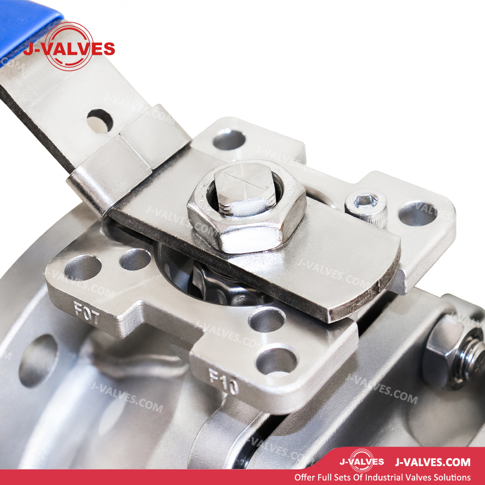DN100 PN16 CF8M Two Piece Floating Ball Valve