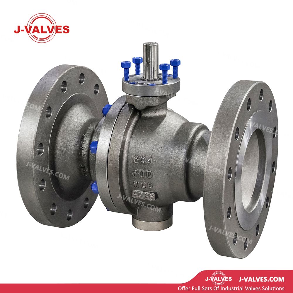 6x4"300LB WCB Reduced Bore Trunnion Mounted Ball Valve