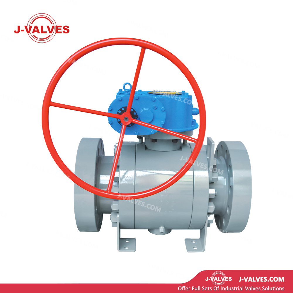 3 Piece Forged Steel High Pressure Trunnion Mounted Ball Valve