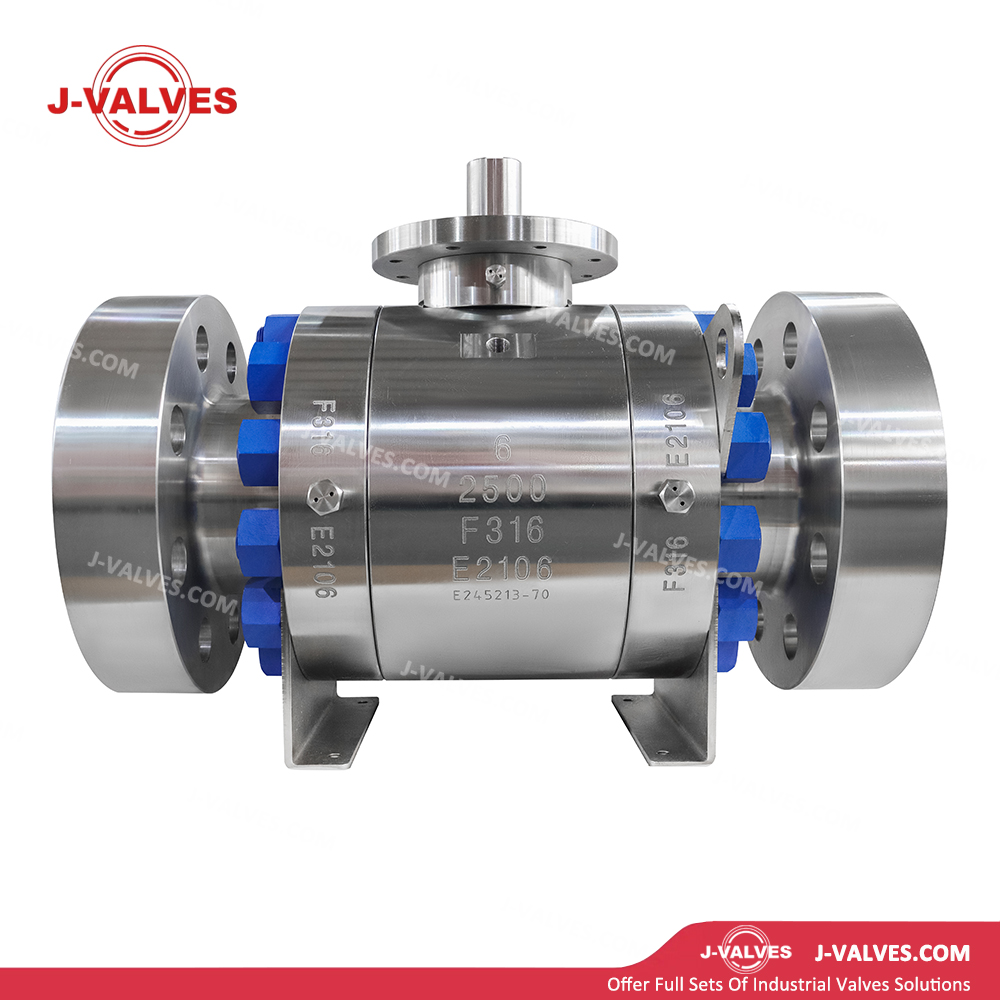 Stainless Steel Line Trunnion Mounted Ball Valve