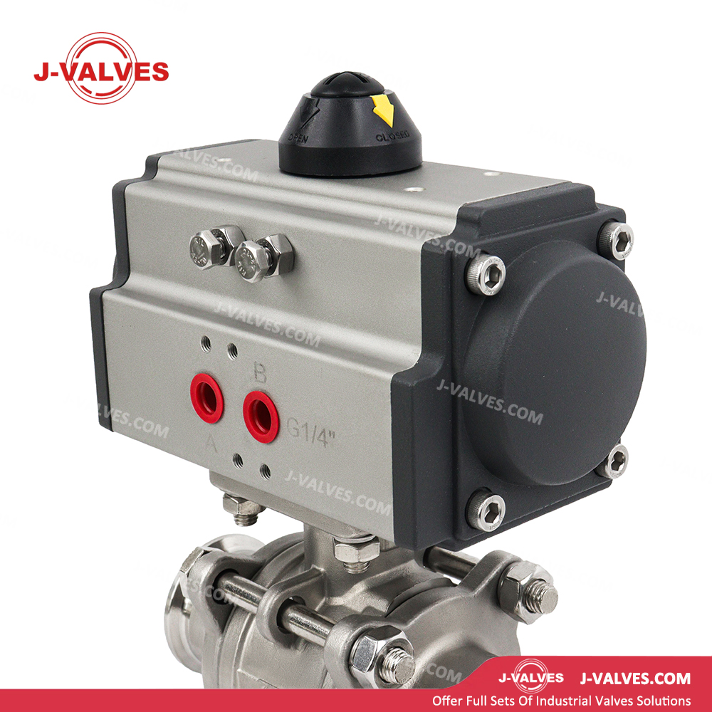 3piece Pneumatic Floating Ball Valve
