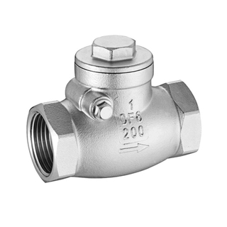 Stainless Steel Screwed Swing Type Check Valve