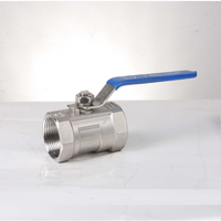 Single Body Reduce Port Screwed Stainless Steel Ball Valve