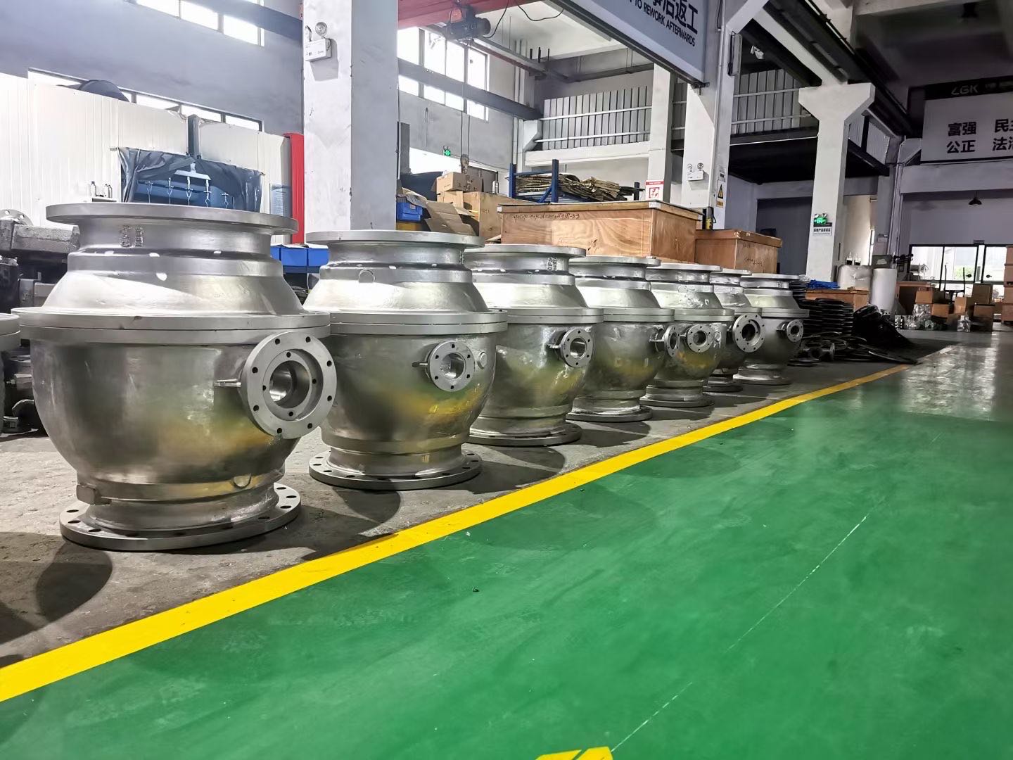 JIS10K FIXED BALL VALVE TRUNNION MOUNTED