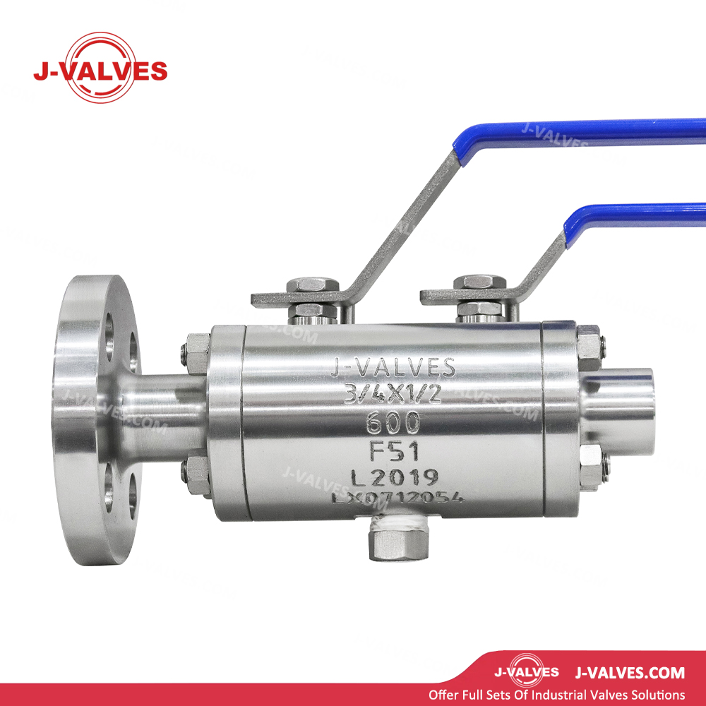 F51 0.75x0.5"600LB DBB Ball Valve