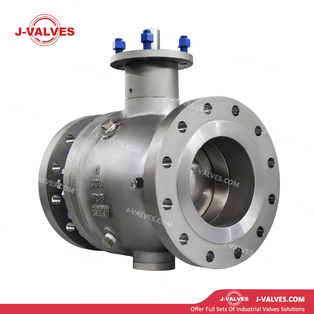 8"300LB WCB Carbon Steel Trunnion Mounted Ball Valve