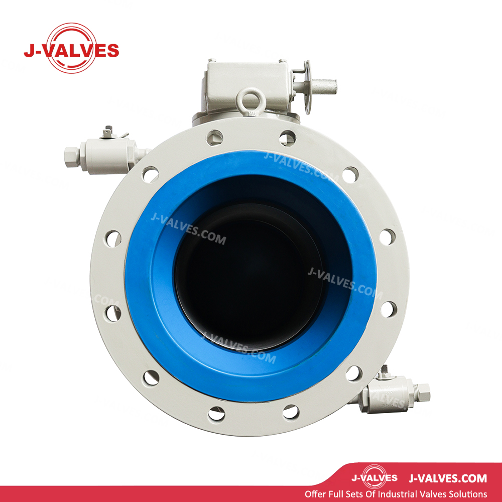 12x10" WCB Trunnion Ball Valve with Needle Vent Valve API6D Standard