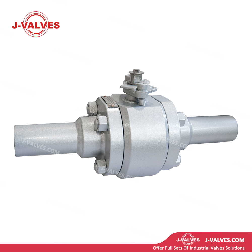 1.5x1.25"800LB A105 Extended Three Piece Floating Ball Valve at Both Ends