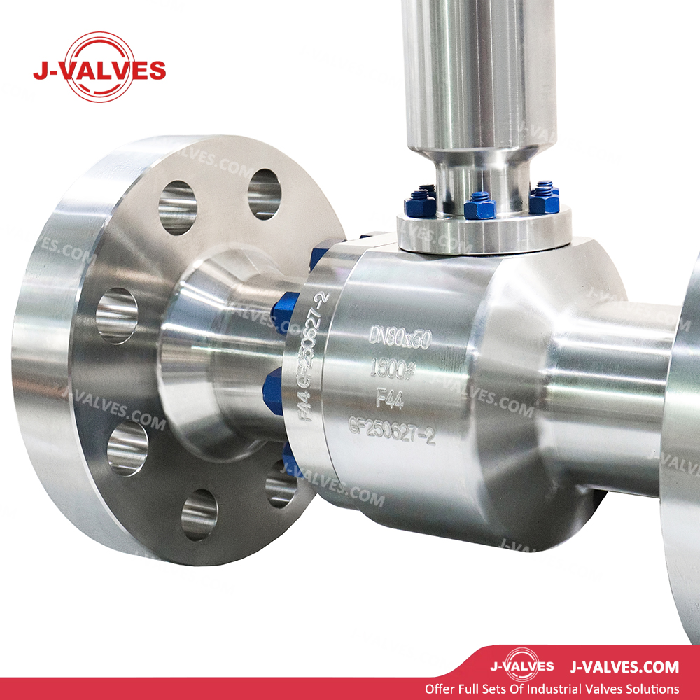 DN80x50 1500LB F44 Two Piece Extended Stem Floating Ball Valve