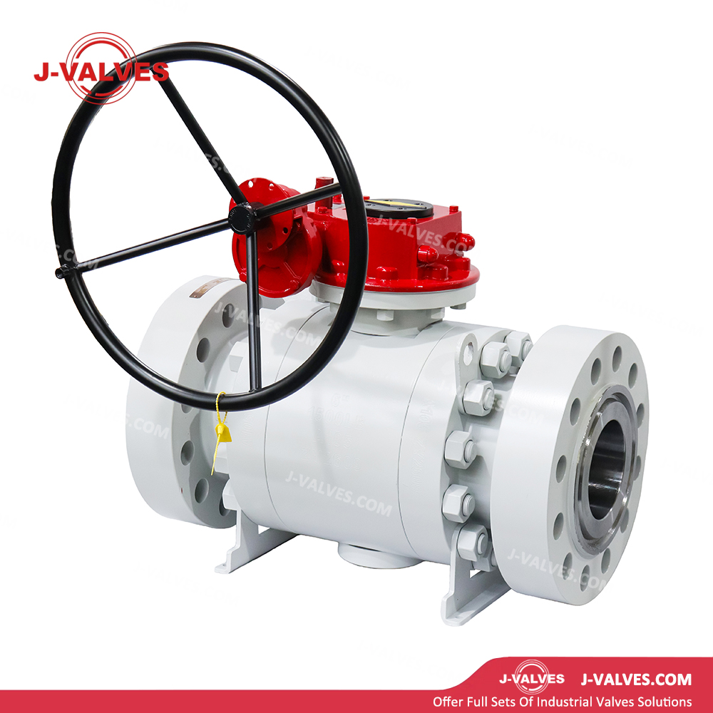 6"1500LB A105N Three Piece Trunnion Mounted Ball Valve