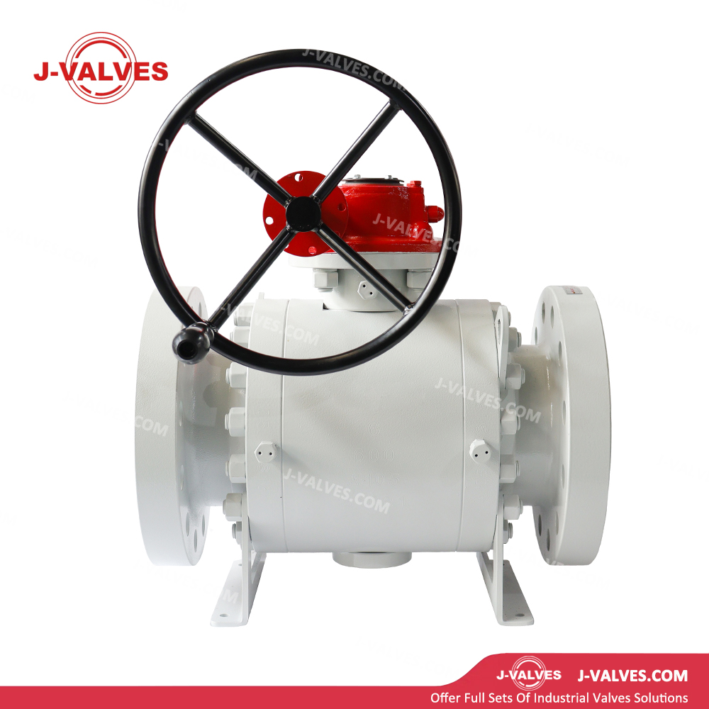 6"600LB A105 Trunnion Mounted Ball Valves of Turbine Head
