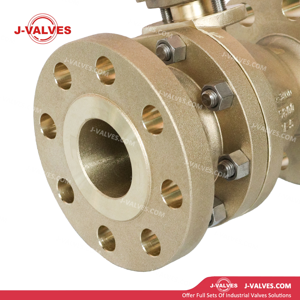 2.5"300LB C95800 Two Piece Floating Ball Valve