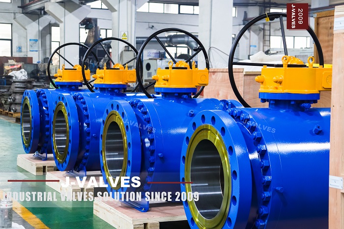 DN400 PN63 09Г2C Trunnion Ball Valve