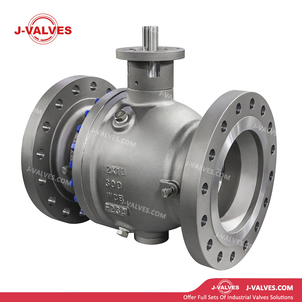 12x10 300LB WCB 2piece Trunnion Mounted Ball Valve