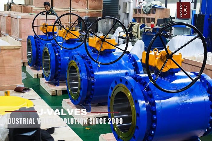 DN400 PN63 09Г2CFull-Bore Trunnion Ball Valves