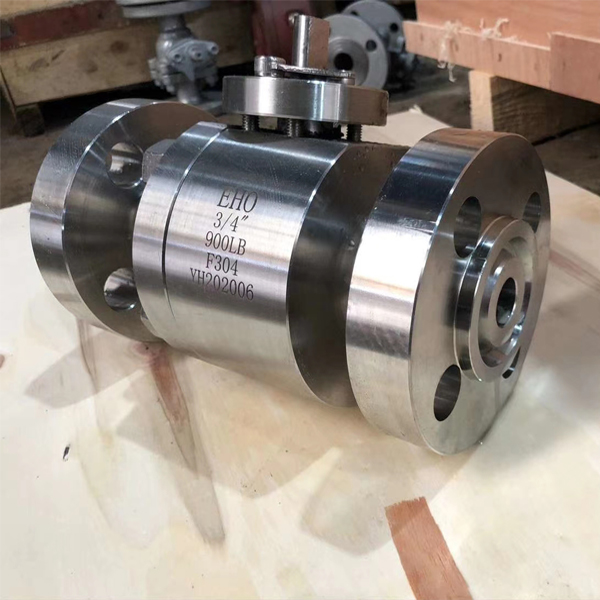 stainless forged steel flange full bore ball valve