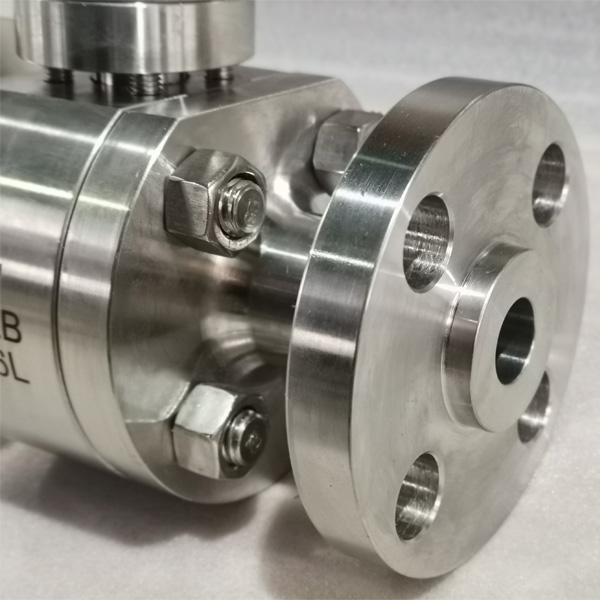 2PC API6D Flange Forged Steel Ball Valve 