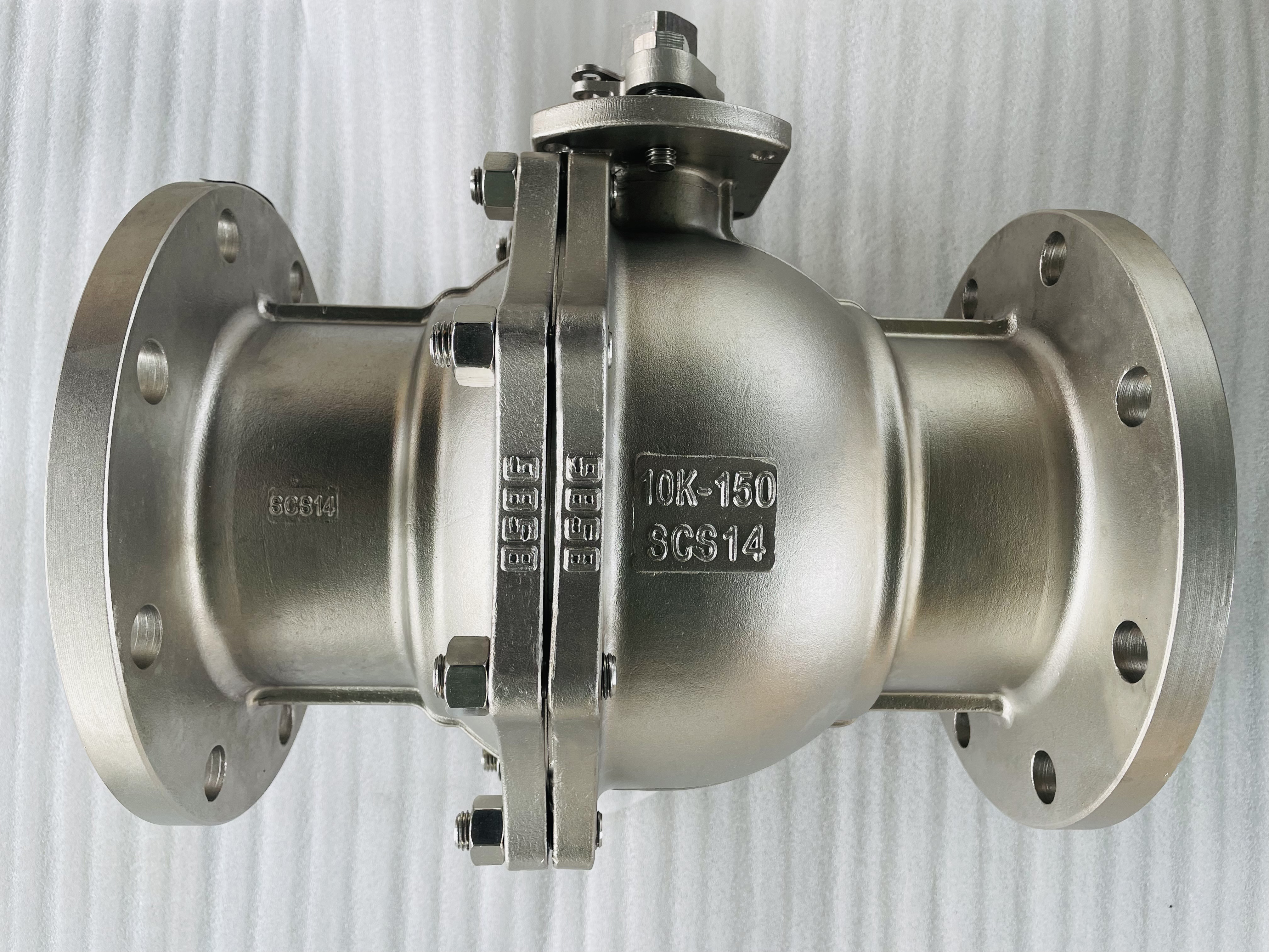 2PC Body Floating Flange JIS10K Ball Valve