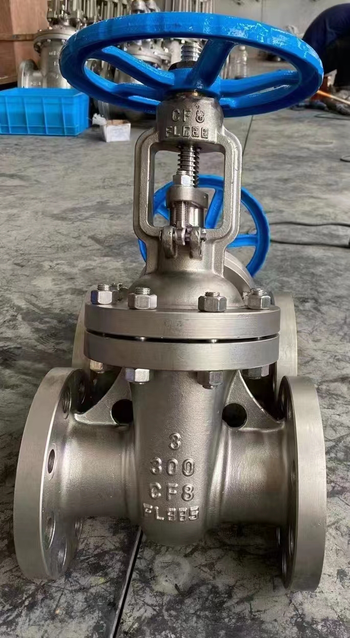 Stainless Steel CF8 CF8M ASME B16.5 Flange Ends Gate Valve